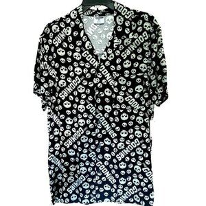 GOONIES print super comfortable rayon fabric Hawaiian shirt style short sleeve M